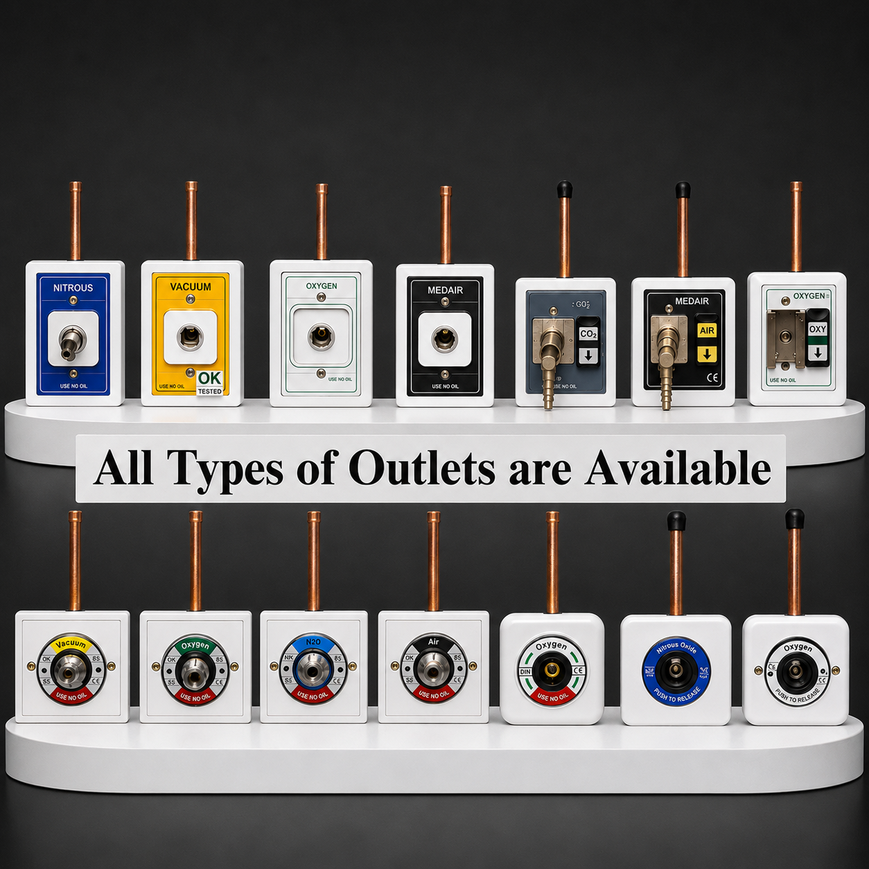 All types Medical Gas Outlet